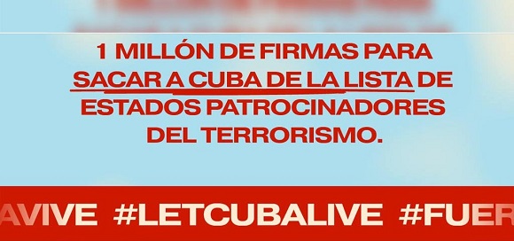 Se intensifica campaña de un millón de firmas contra el bloqueo estadounidense a Cuba