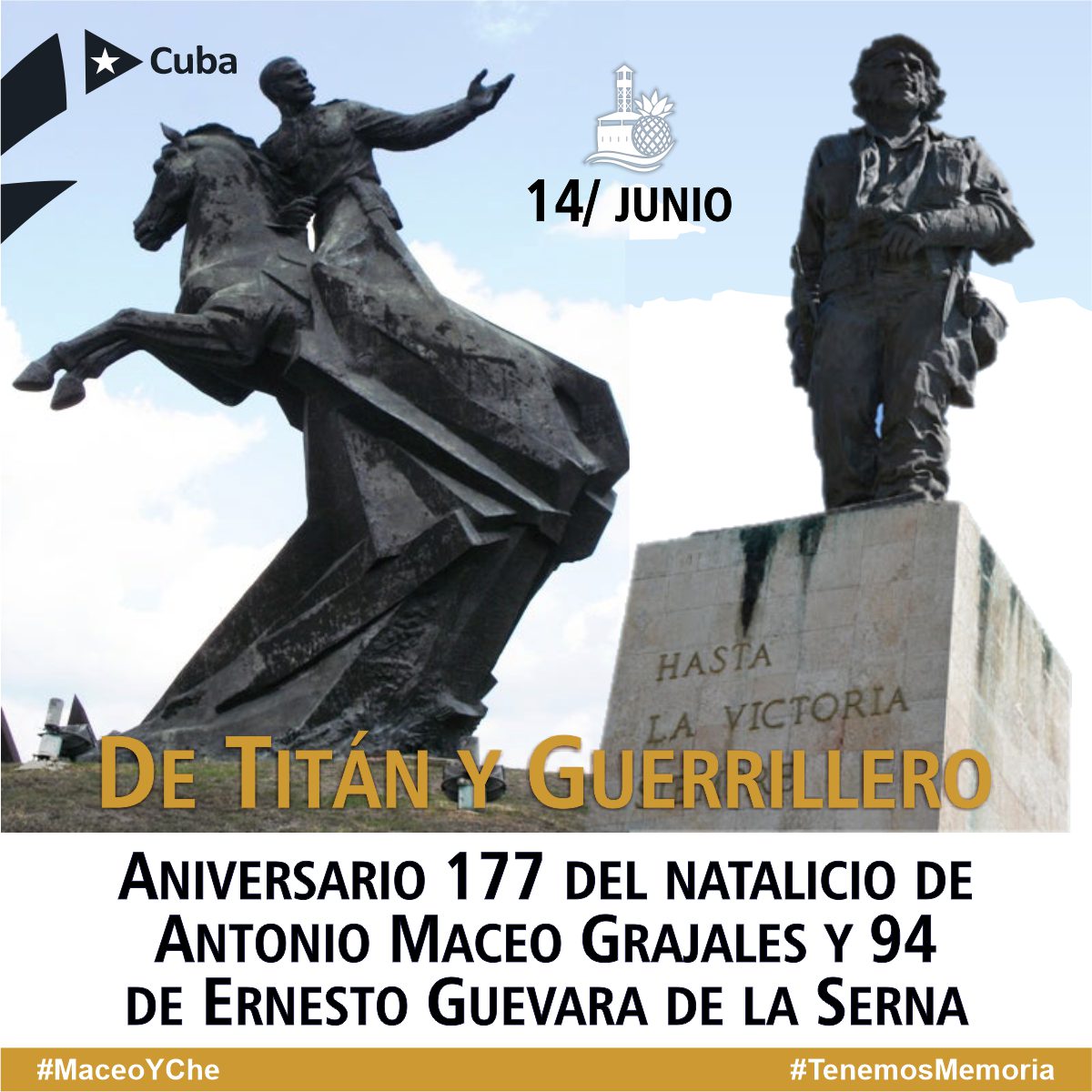 14 de junio Aniversarios del Natalicio de Camilo y el Che 3
