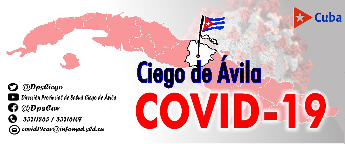 Información oficial Covid-19 Ciego de Ávila
