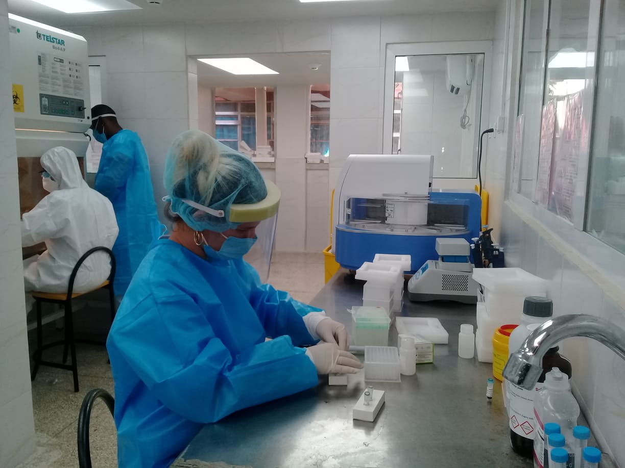 A buen ritmo procesamiento de muestras para PCR-RT en Ciego de Ávila (+ Fotos) 