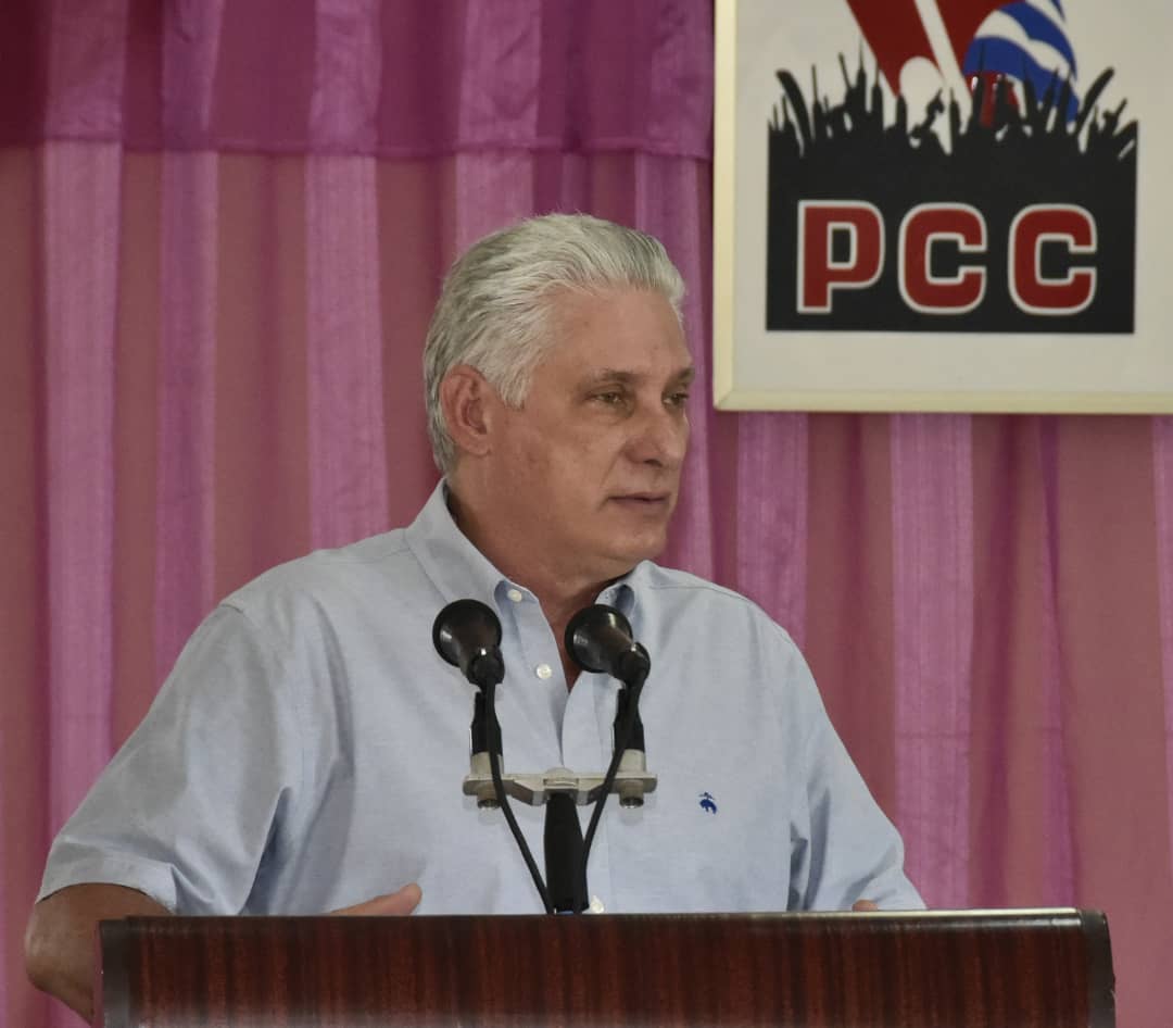 Miguel Díaz Canel en Ciego de Avila Reunión de conclusiones de la visita del secretariado del Comité Central del PCC 33