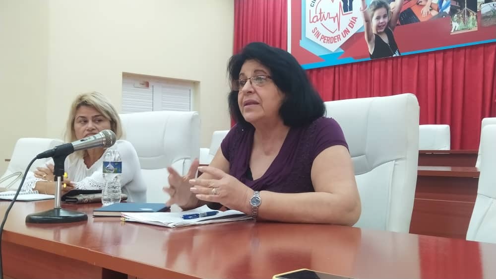 Rosa María Pérez Gutiérrez Presidenta Nacional de la Aspociación Cubana de Comunicadores Sociales