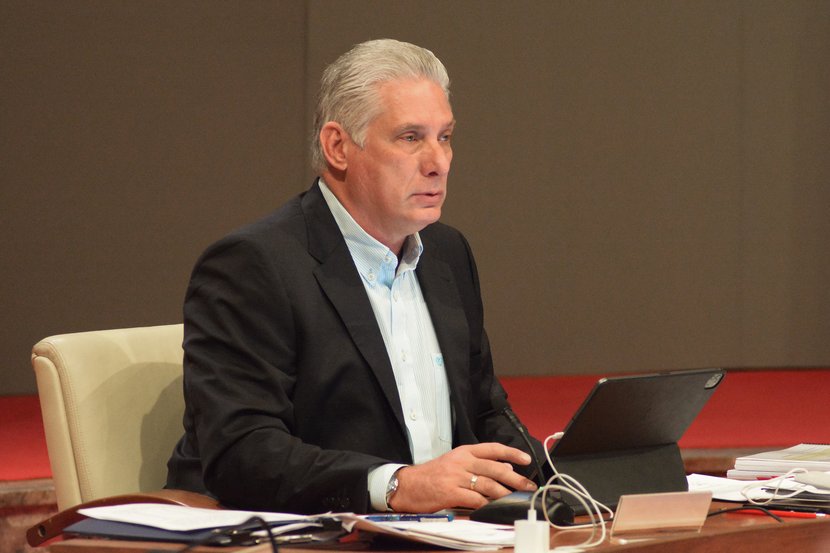  Miguel Díaz Canel Bermúdez análisis de situación energética de Cuba en Consejo de Ministros 2