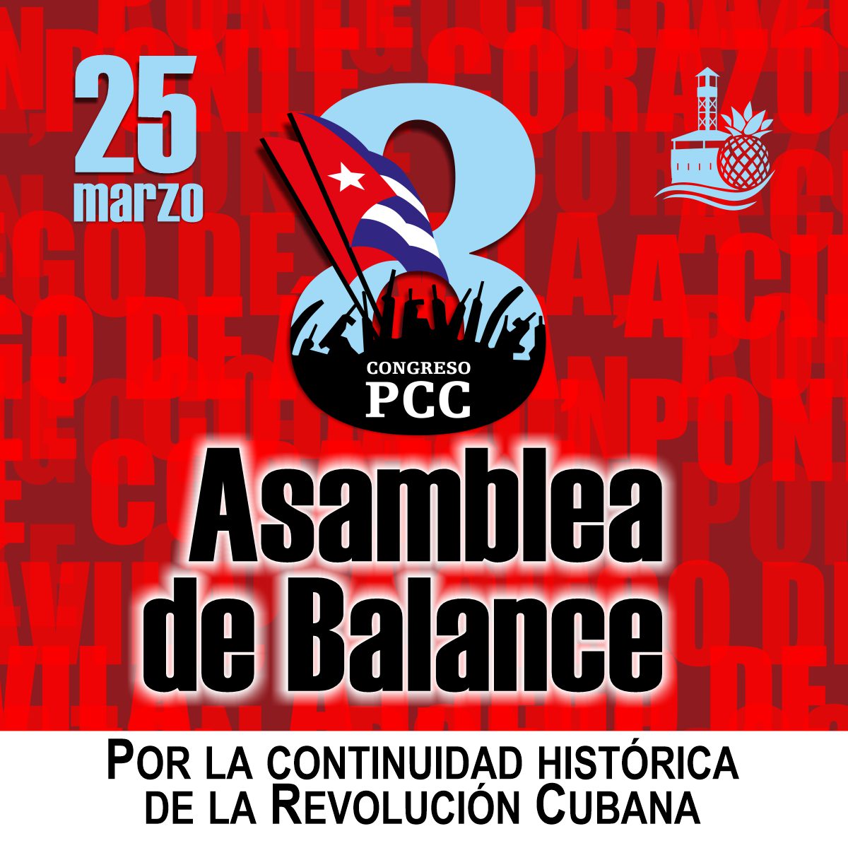 Este viernes, Asamblea Provincial del Partido en Ciego de Ávila