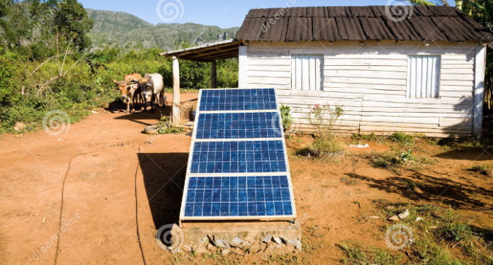 Paneles solares en  comunidad florenciana del Plan Turquino- Bamburanao