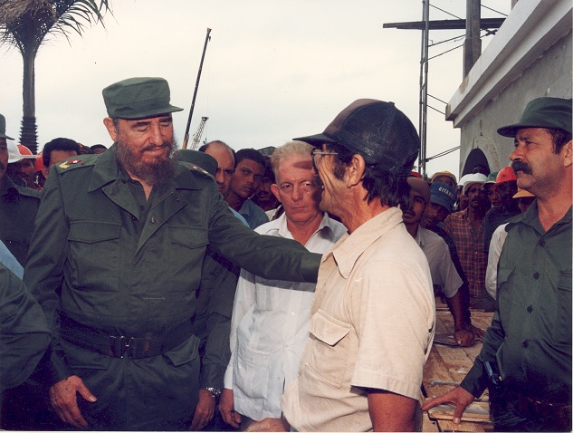 Fidel en la inauguración del entonces Hotel Guiitart Cayo Coco