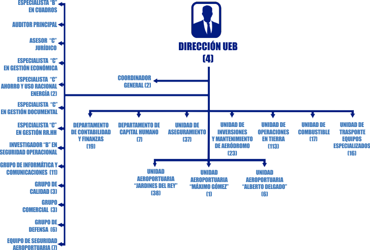 Organigrama Estructura organizacional ECASA