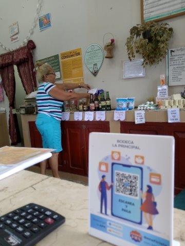 En la bodega La Principal en la ciudad de Ciego de Ávila emplean todas las alternativas de pago electrónico